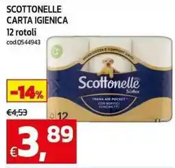 C+C Cash and Carry Scottonelle carta igienica 12 rotoli offerta