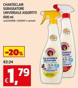 C+C Cash and Carry Chanteclair sgrassatore universale assortiti offerta