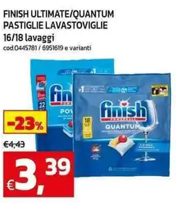 FINISH ULTIMATE/QUANTUM PASTIGLIE LAVASTOVIGLIE