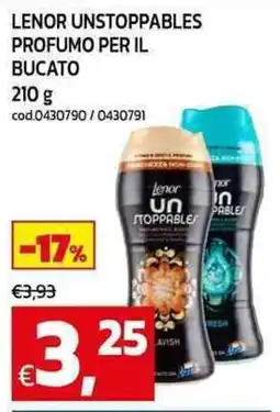 C+C Cash and Carry Lenor unstoppables profumo per il bucato offerta