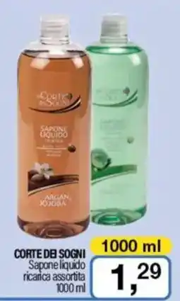 Caddy's CORTE DE SOGNI Sapone liquido ricanca assortita offerta