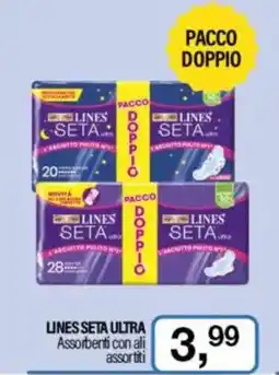 Caddy's LINES SETA ULTRA Assorbenti con ali assortiti offerta