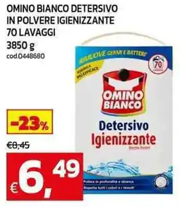 C+C Cash and Carry Omino bianco detersivo in polvere igienizzante offerta