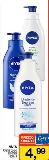 Caddy's NIVEA Crema corpo assortita offerta