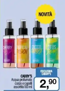 Caddy's CADDY'S Acqua profumata corpo e capelli assortita offerta