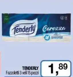 Caddy's TENDERLY Fazzoletti 3 veli 15 pezzi offerta
