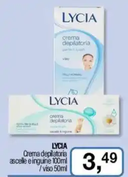 Caddy's LYCIA Crema depilatoria ascelle e inguine /viso offerta