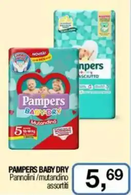 Caddy's PAMPERS BABY DRY Pannolini/mutandino assortiti offerta