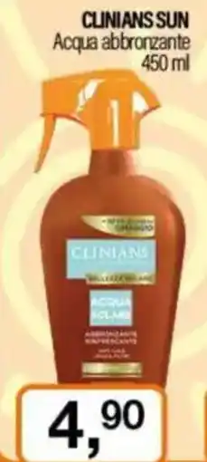 Caddy's CLINIANS SUN Acqua abbronzante offerta