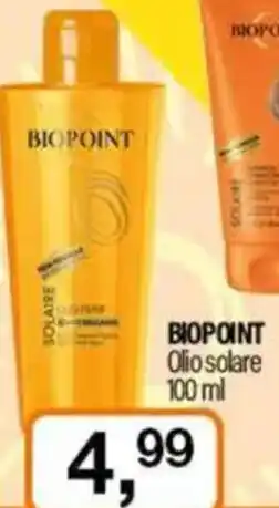 Caddy's BIOPOINT Olio solare offerta