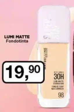 Caddy's LUMI MATTE Fondotinta offerta