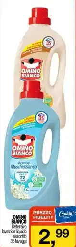 Caddy's OMINO BIANCO Detersivo lavatrice liquido offerta