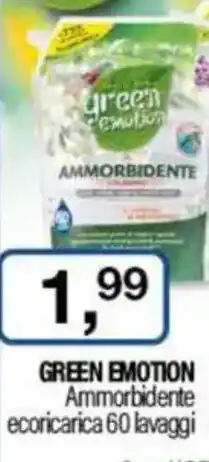 Caddy's GREEN EMOTION Ammorbidente ecoricarica 60 lavaggi offerta