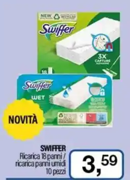 Caddy's SWIFFER Ricarica 18 panni/ ricarica panni umidi offerta