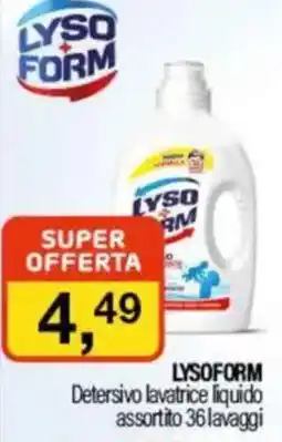 Caddy's LYSOFORM Detersivo lavatrice liquido offerta