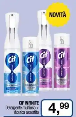 Caddy's CIF INFINITE Detergente multiuso + ricarica assortito offerta