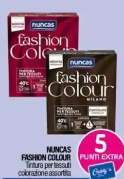 Caddy's NUNCAS FASHION COLOUR Tintura per tessuti colorazione assortita offerta