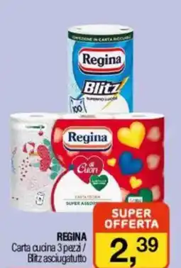 Caddy's REGINA Carta cucina 3 pezzi/ Blitz asciugatutto offerta