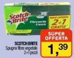 Caddy's SCOTCH BRITE Spugna fibra vegetale offerta
