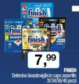 Caddy's FINISH Detersivo lavastoviglie in caps assortito offerta