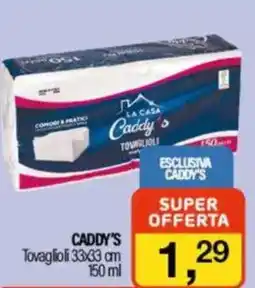 Caddy's CADDY'S Tovaglioli 33x33 cm offerta