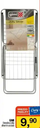 Caddy's GIMI Stendino Jolly silver in acciaio offerta