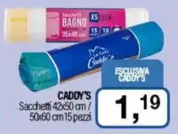 Caddy's CADDY'S Sacchetti 42x50 cm / 50x60 cm offerta