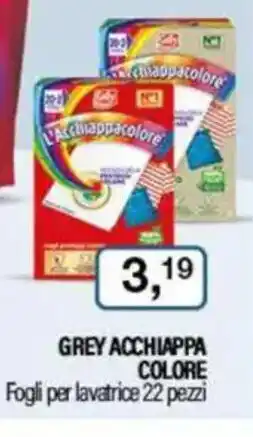 Caddy's GREY ACCHIAPPA COLORE Fogli per lavatrice 22 pezzi offerta