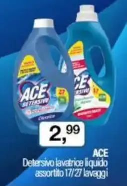 Caddy's ACE Detersivo lavatrice liquido offerta