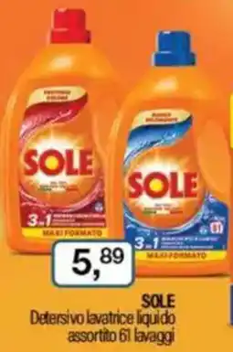 Caddy's SOLE Detersivo lavatrice liquido assortito offerta