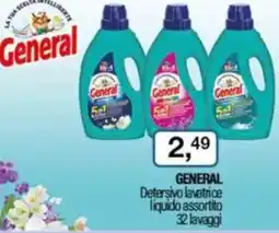 Caddy's GENERAL Detersivo lavatrice liquido assortito offerta