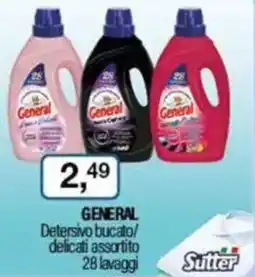 Caddy's GENERAL Detersivo bucato/ delicati assortito offerta