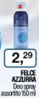 Caddy's FELCE AZZURRA Deo spray assortito offerta