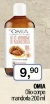 Caddy's OMIA Olio corpo mandorla offerta