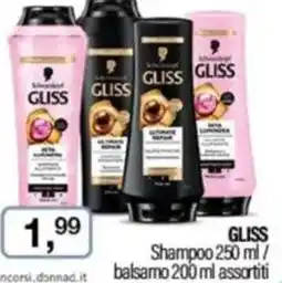 Caddy's GLISS Shampoo/balsamo offerta