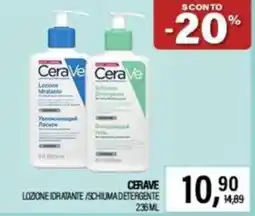 Caddy's CERAVE Lozione idratante/schiumadetergente offerta