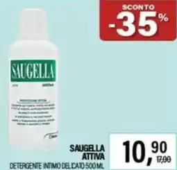 Caddy's SAUGELLA ATTIVA Detergente intimo delicato offerta