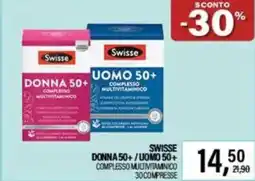 Caddy's SWISSE Donna 50+/uomo 50+ complesso multivitaminico 30compresse offerta