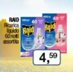 Caddy's RAID Ricarica liquido 60 notti assortita offerta