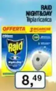 Caddy's RAID NIGHT&DAY Tipla ricarica offerta