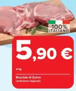 Carrefour Braciole di Suino offerta
