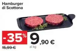 Carrefour Hamburger di Scottona offerta