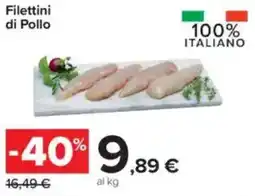 Carrefour Filettini di Pollo offerta