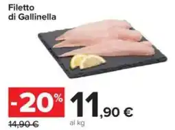 Carrefour Filetto di Gallinella offerta