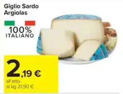 Carrefour Giglio Sardo Argiolas offerta