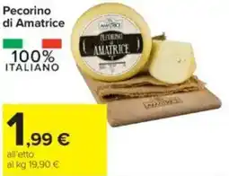 Carrefour Pecorino di Amatrice offerta