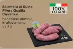 Carrefour Salamella di Suino Filiera Qualità Carrefour offerta
