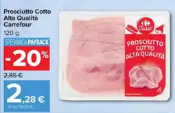 Carrefour Prosciutto Cotto Alta Qualità Carrefour offerta