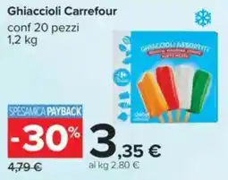 Carrefour Ghiaccioli Carrefour offerta