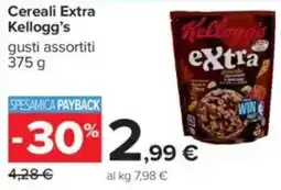 Carrefour Cereali Extra Kellogg's offerta